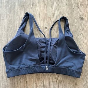 Athleta exhale bra size M navy blue